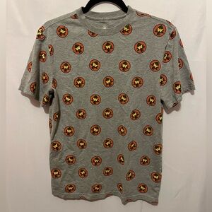 Disney Pixar UP Wilderness Explorer T Shirt Gray Allover Print Size: X-Small